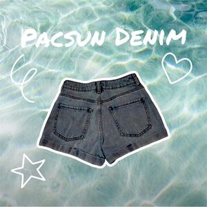 Small Pacsun Denim Shorts | Pockets | Skater | Beach | Petite | Great Condition